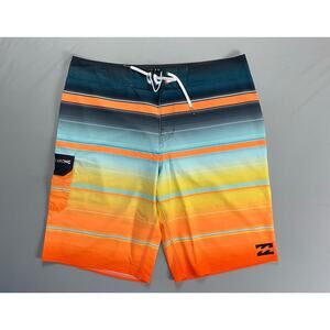 Billabong Platinum-X All Day Lightweight Cargo Board Shorts. Men's 34, MINT!